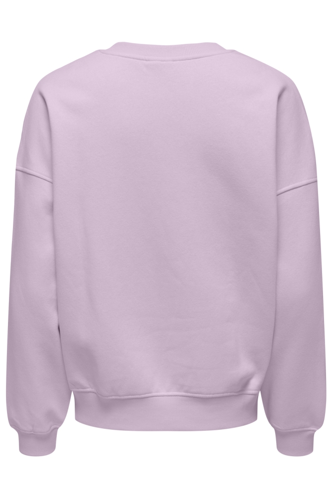 Jacqueline de Yong roze dames sweater | Achteraanzicht