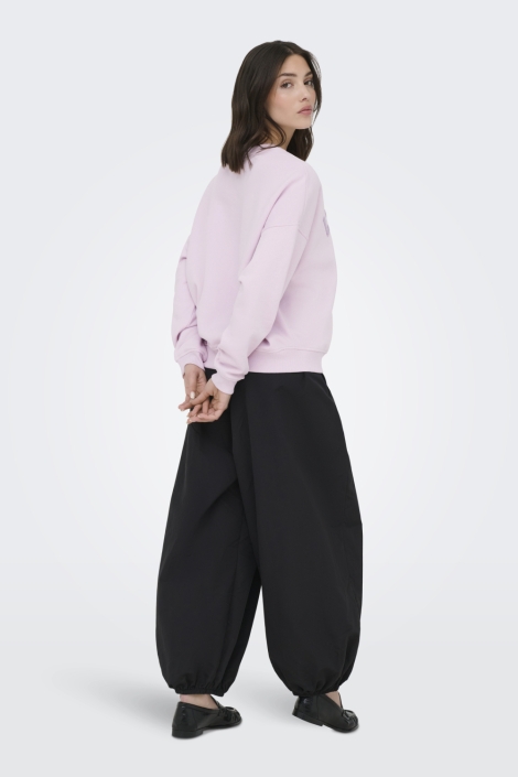 Jacqueline de Yong roze dames sweater | Model