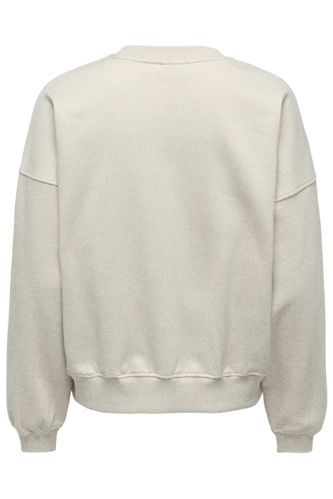Jacqueline de Yong beige dames sweater | Achteraanzicht