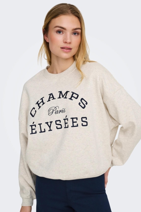 Jacqueline de Yong beige dames sweater | Model