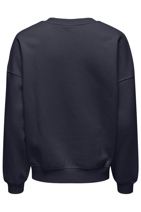 Jacqueline de Yong blauwe dames sweater | Achteraanzicht