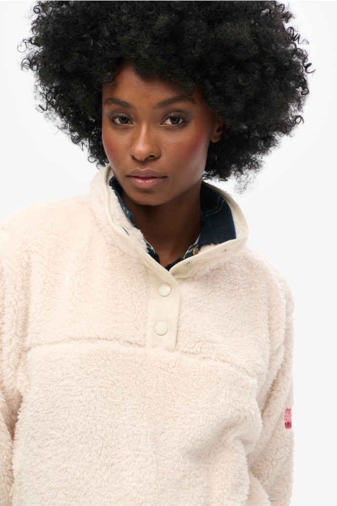 Superdry witte dames trui | Close up