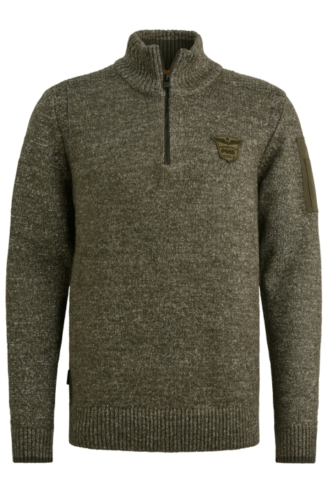 PME legend groene heren trui | Vooraanzicht