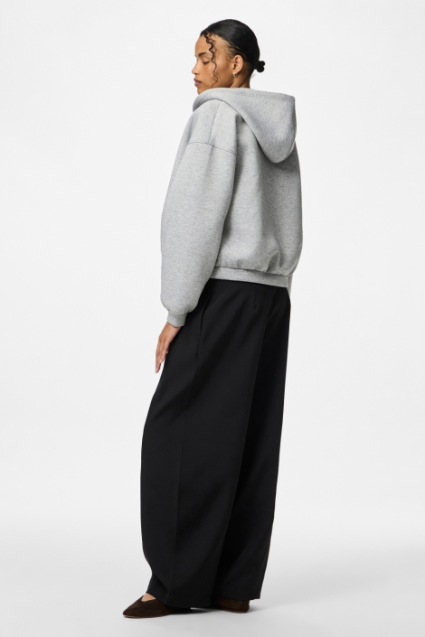 Pieces grijze dames vest | Model