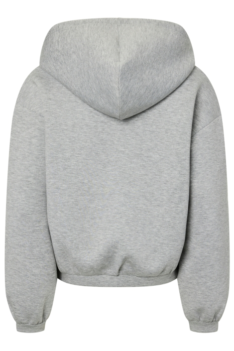 Pieces grijze dames vest | Achteraanzicht