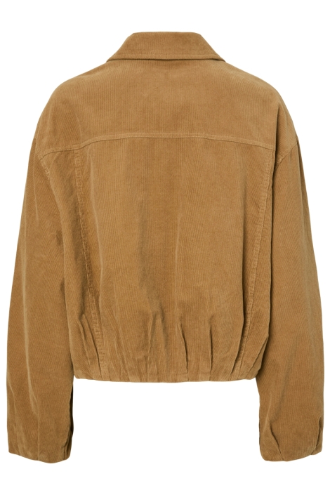 Pieces camel dames jas | Achteraanzicht