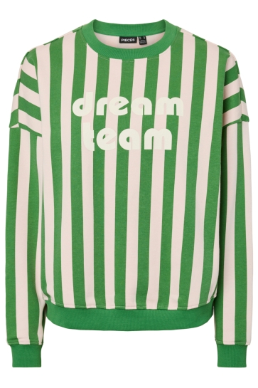 Pieces Trui PCBIVOLI LS SWEATSHIRT JRS FC BC 17163201 Mint Green/LIGHT PEAC