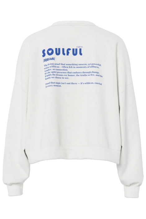 Pieces witte dames sweater | Achteraanzicht