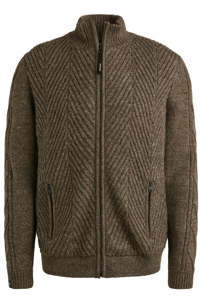 Vanguard bruine heren vest | Vooraanzicht