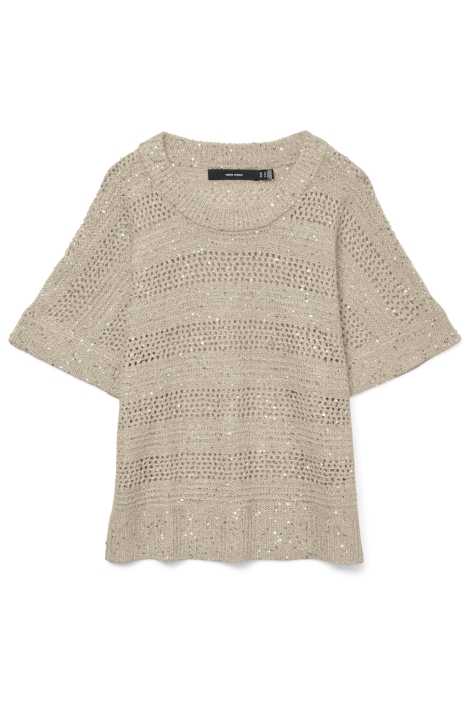 Vero Moda beige dames trui | Vooraanzicht