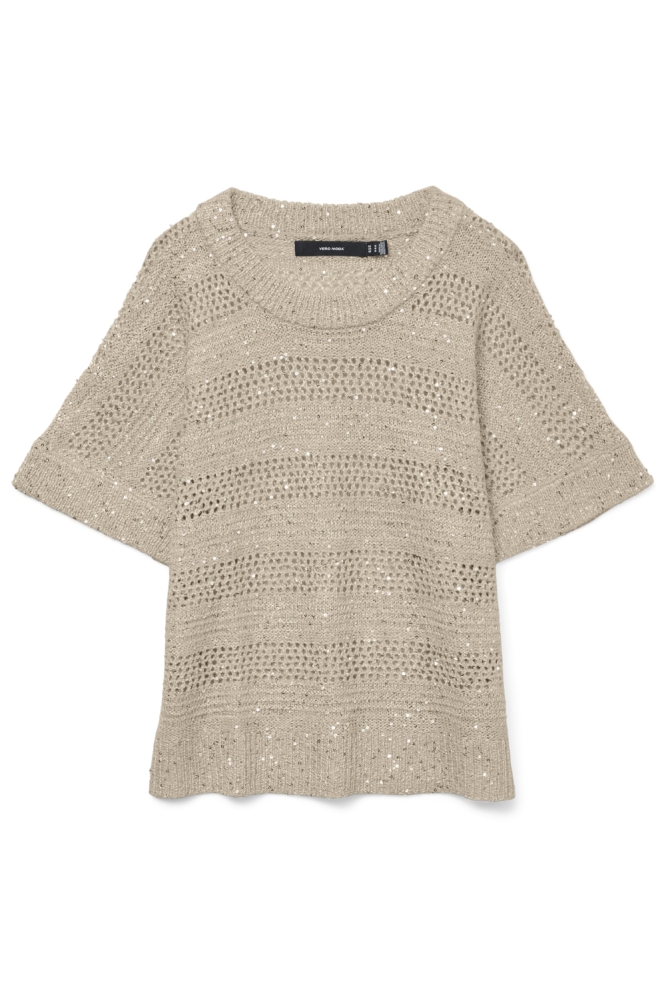 Vero Moda beige dames trui | Vooraanzicht
