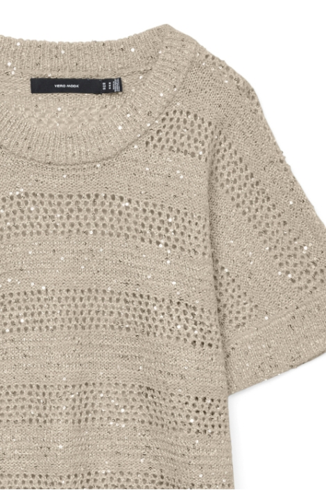 Vero Moda beige dames trui | Close up