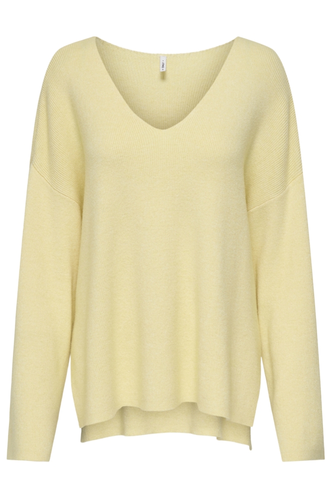 Only gele dames trui | Vooraanzicht