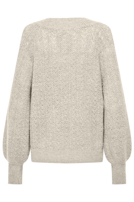 Only beige dames trui | Achteraanzicht