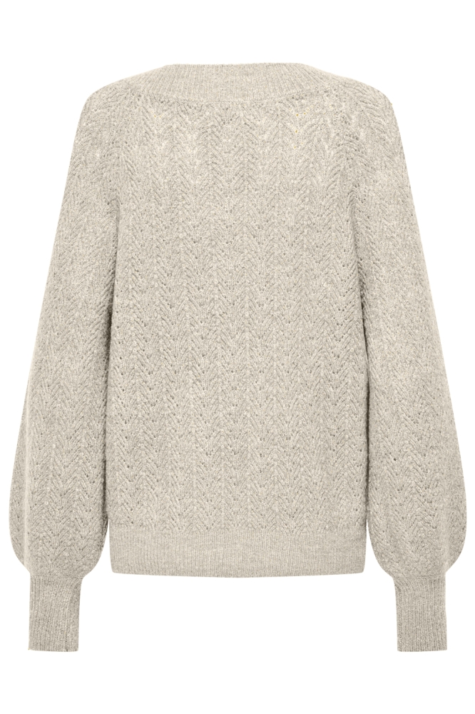 Only beige dames trui | Achteraanzicht