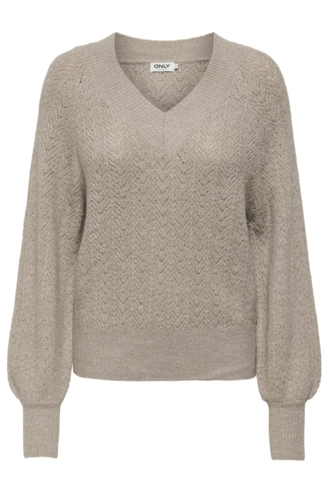 Only zand dames trui | Vooraanzicht