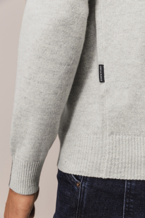 State of Art beige heren trui | Kleurstaal