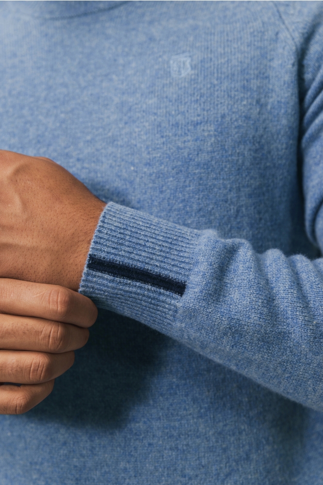 State of Art blauwe heren trui | Close up