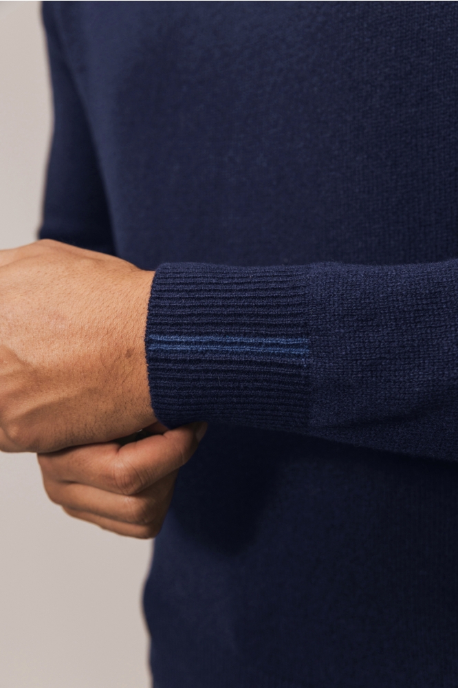 State of Art blauwe heren trui | Close up