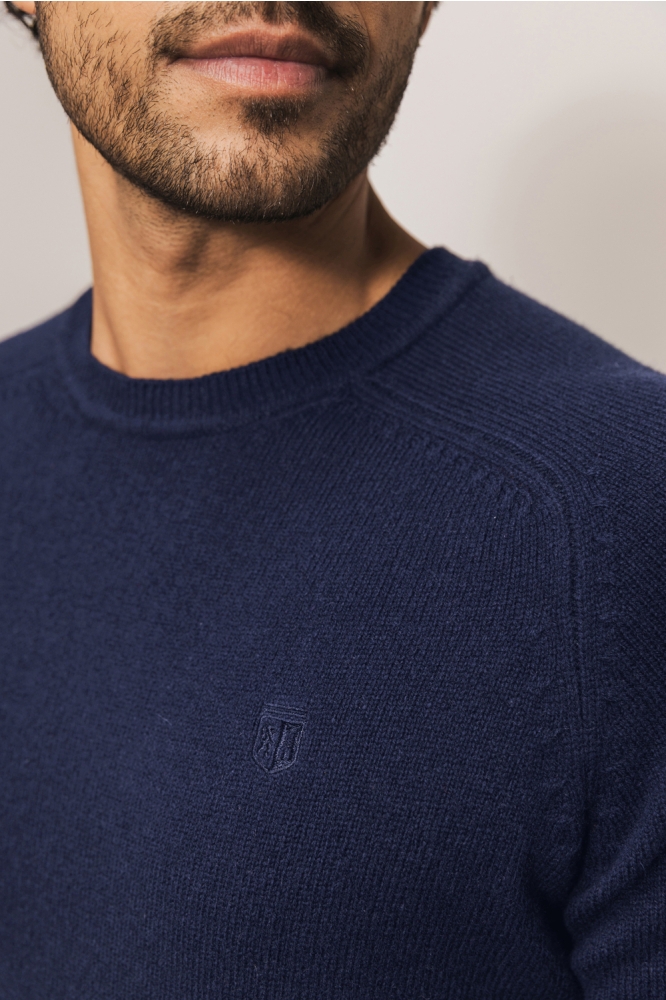 State of Art blauwe heren trui | Close up