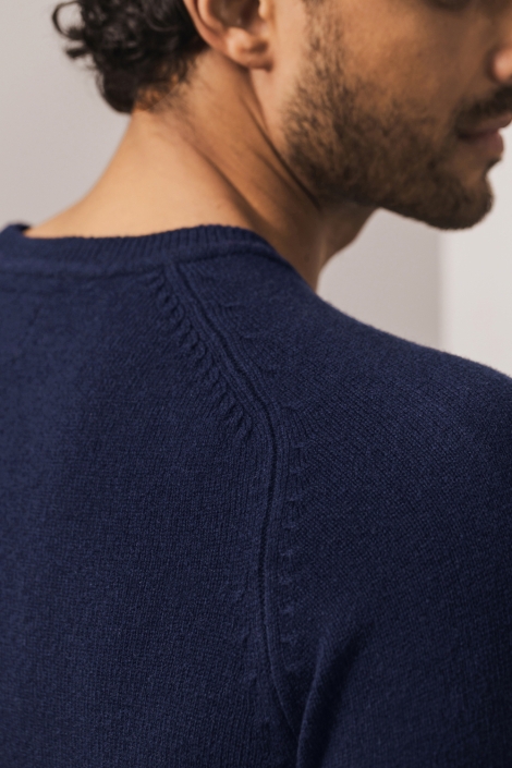 State of Art blauwe heren trui | Kleurstaal