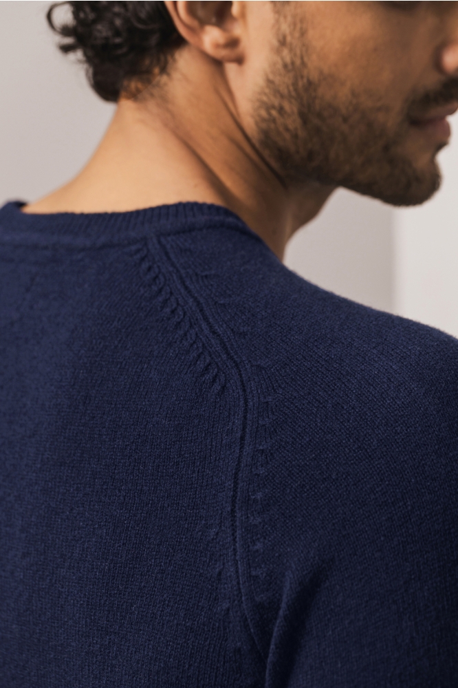 State of Art blauwe heren trui | Kleurstaal