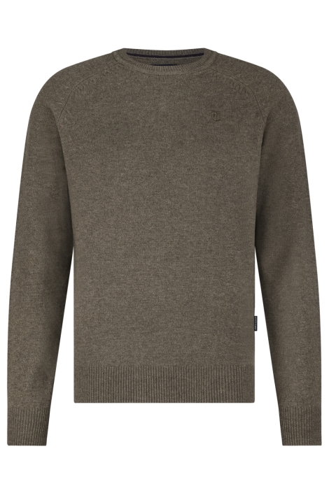 State of Art bruine heren trui | Vooraanzicht