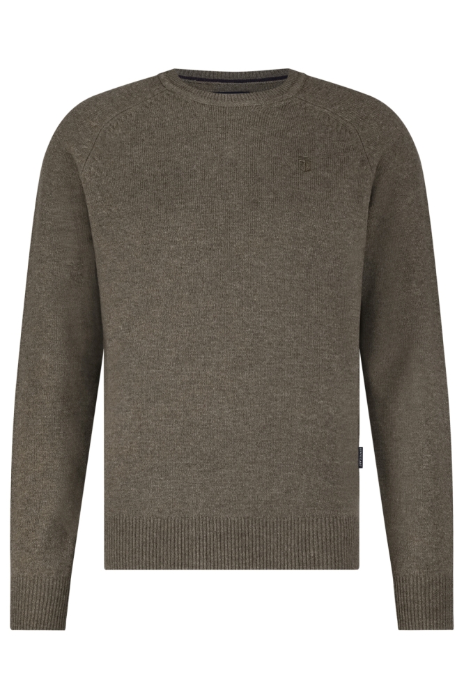 State of Art bruine heren trui | Vooraanzicht