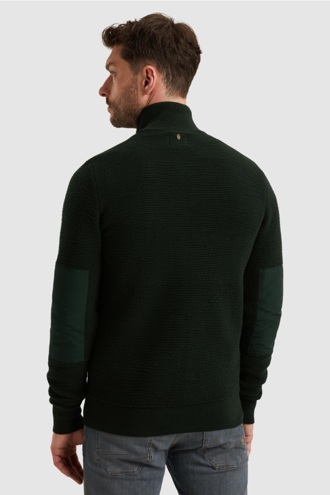 PME legend groene heren vest | Model achteraanzicht