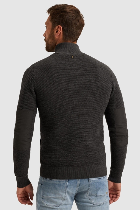 PME legend grijze heren vest | Model achteraanzicht