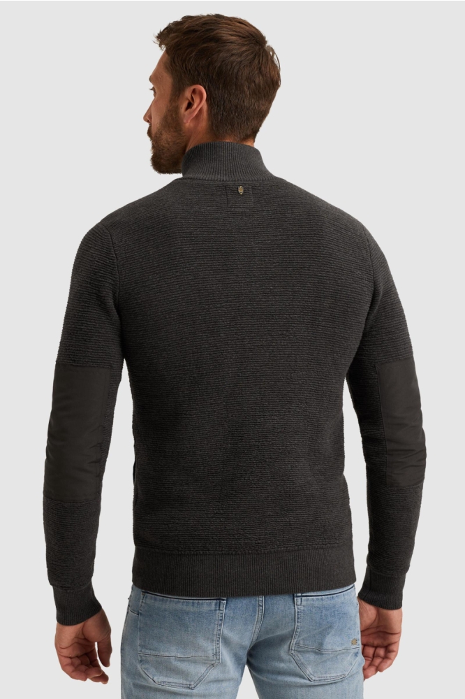 PME legend grijze heren vest | Model achteraanzicht