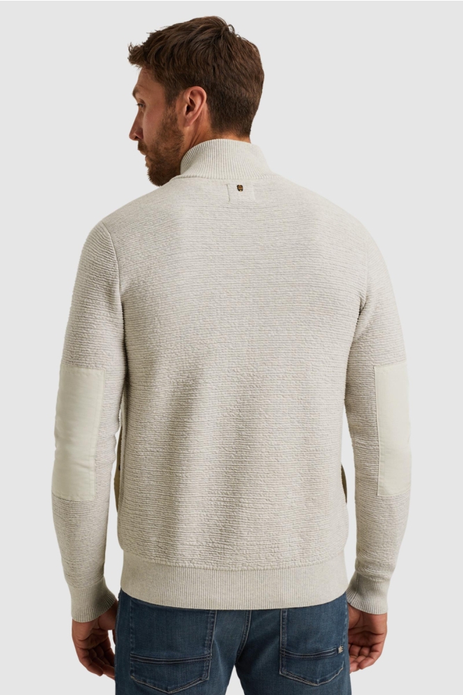 PME legend grijze heren vest | Model achteraanzicht