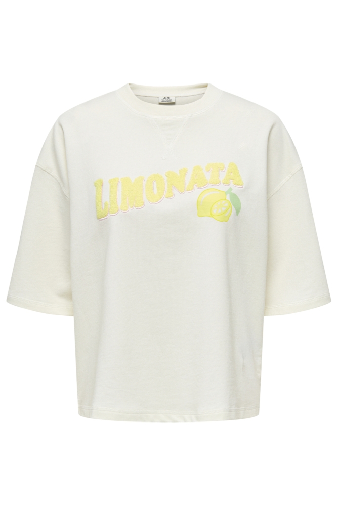 Jacqueline de Yong witte dames t-shirt | Achteraanzicht