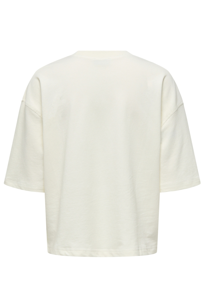 Jacqueline de Yong witte dames t-shirt | Close up