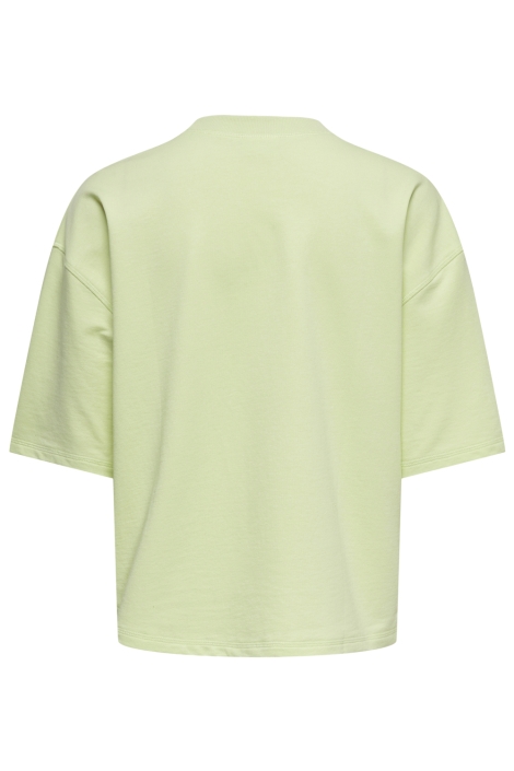 Jacqueline de Yong groene dames t-shirt | Achteraanzicht