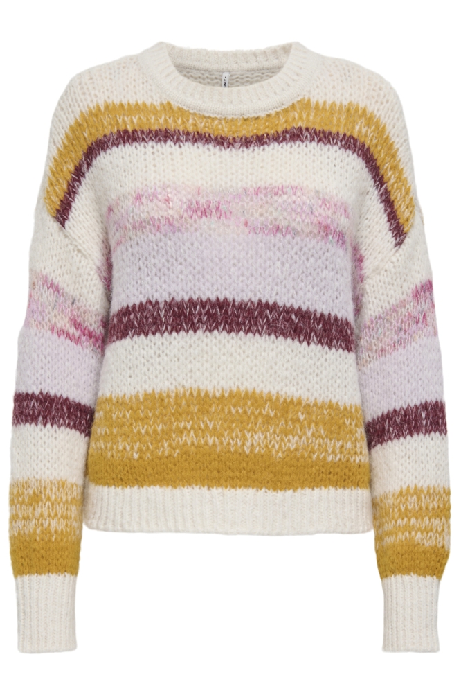 Only beige dames trui | Vooraanzicht