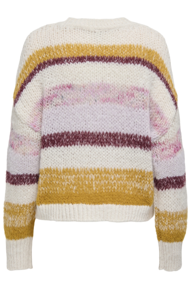 Only beige dames trui | Achteraanzicht