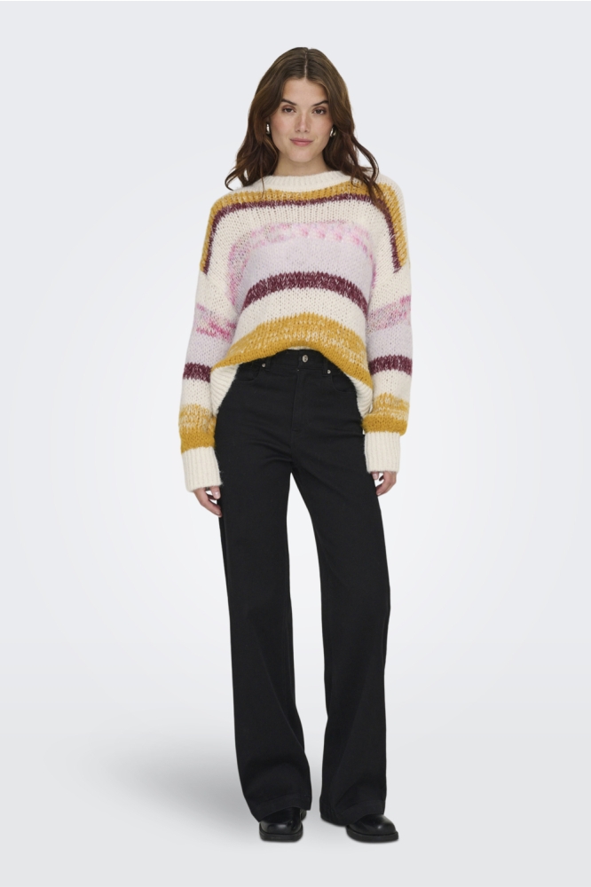 Only beige dames trui | Model