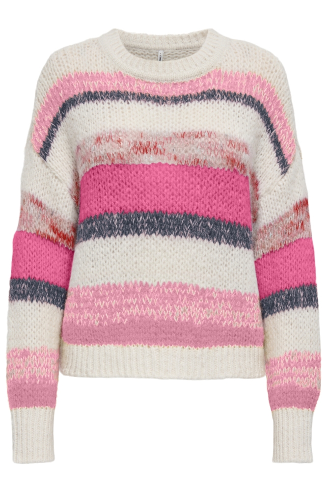 Only beige dames trui | Vooraanzicht