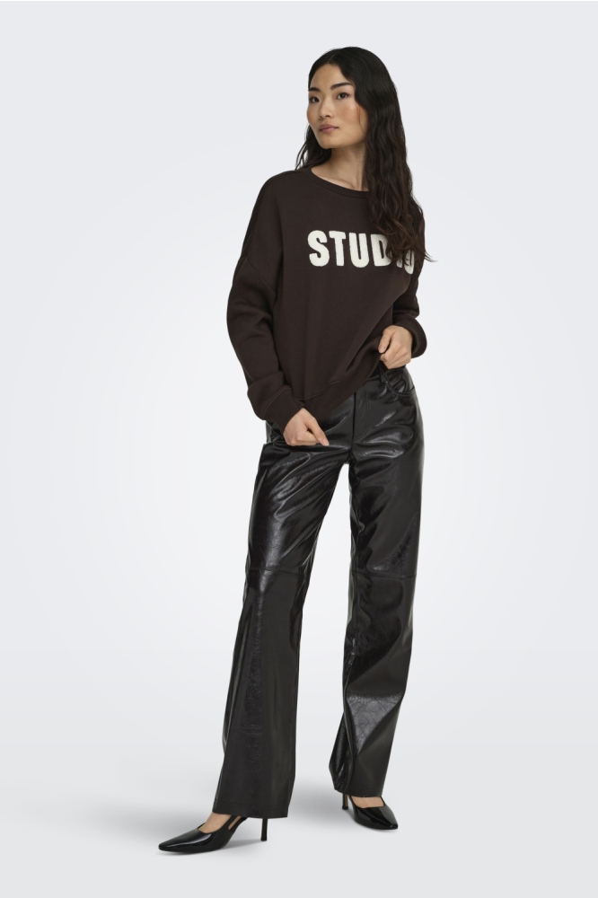 Only bruine dames sweater | Model