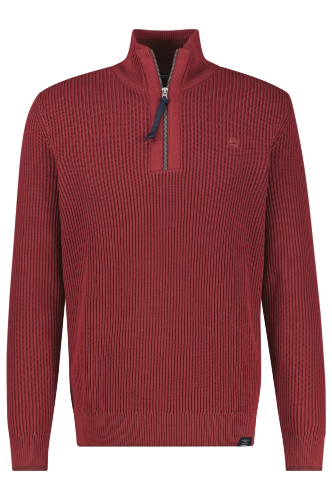 Lerros rode heren trui | Vooraanzicht