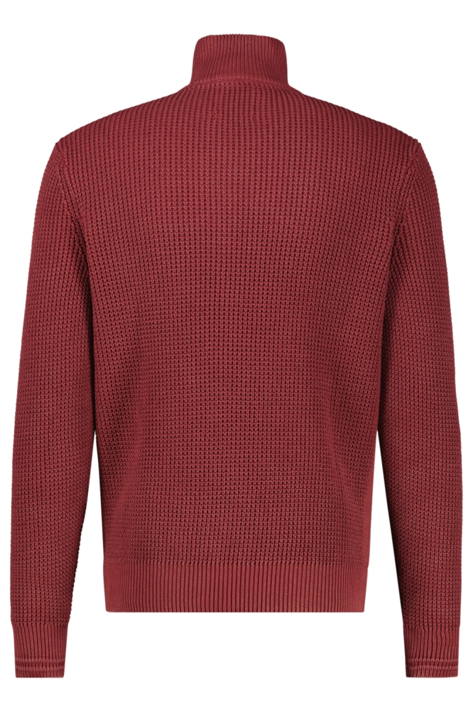 Lerros rode heren trui | Achteraanzicht