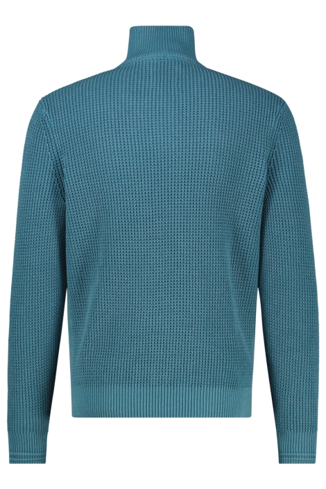 Lerros blauwe heren trui | Achteraanzicht