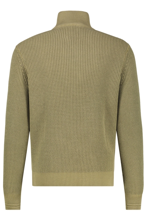 Lerros groene heren trui | Achteraanzicht