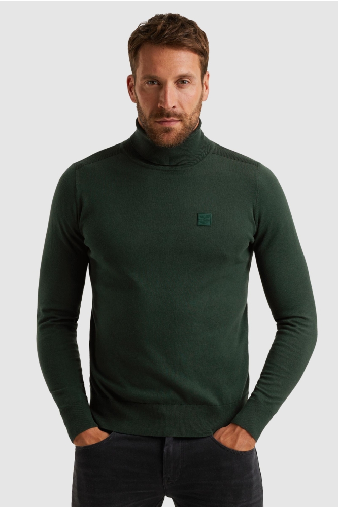 PME legend groene heren trui | Vooraanzicht