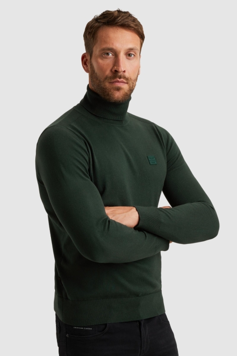 PME legend groene heren trui | Zijaanzicht
