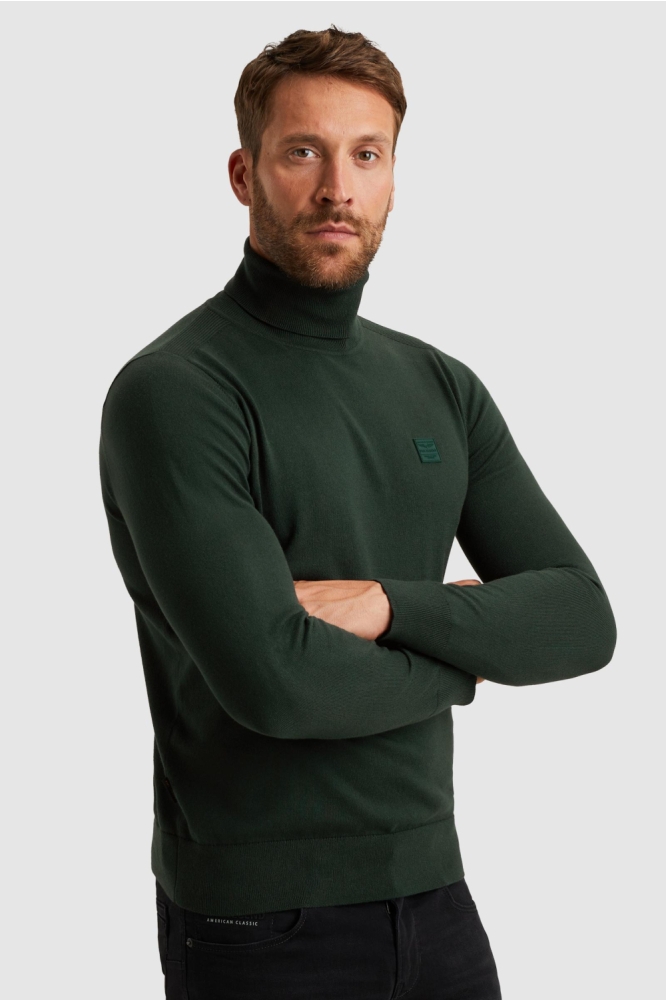 PME legend groene heren trui | Zijaanzicht