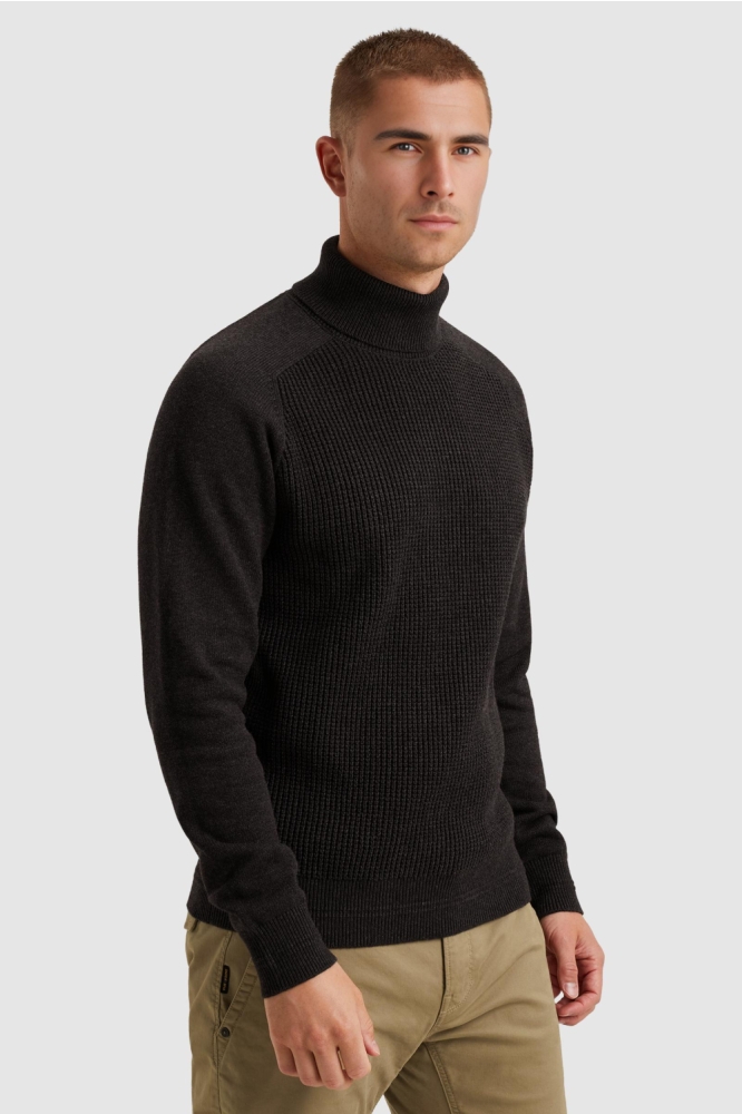 PME legend grijze heren trui | Model zijaanzicht