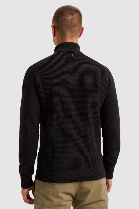 PME legend grijze heren trui | Model achteraanzicht