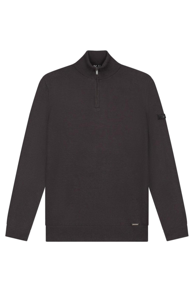 Malelions bruine heren trui | Vooraanzicht